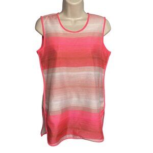 Vince Camuto Womens Sleeveless Sunrise Tunic Tank Top Size XS Pink Coral u